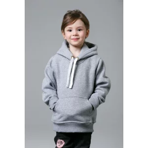 Толстовка детская серый меланж