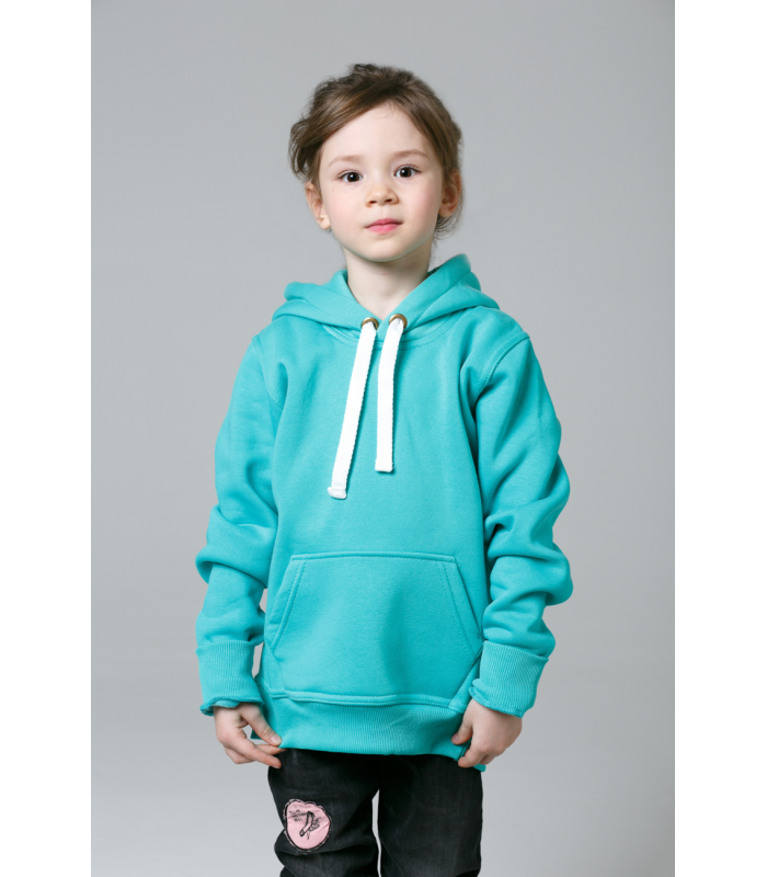 Толстовка детская мятная
