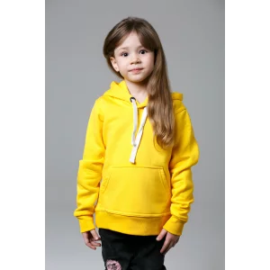 Толстовка детская желтая