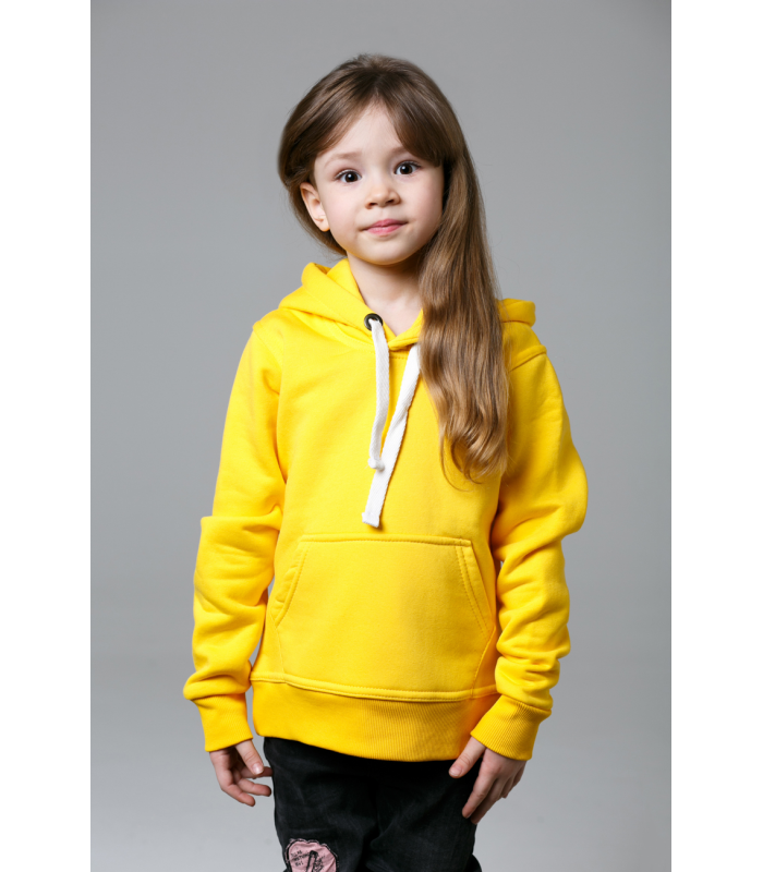 Толстовка детская желтая