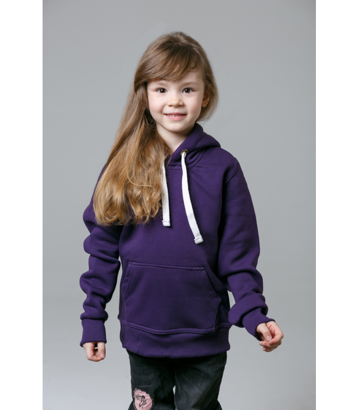 Толстовка детская фиолетовая