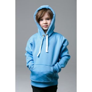 Толстовка детская голубая