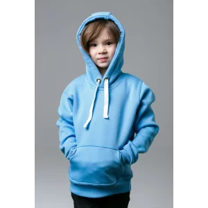Толстовка детская голубая