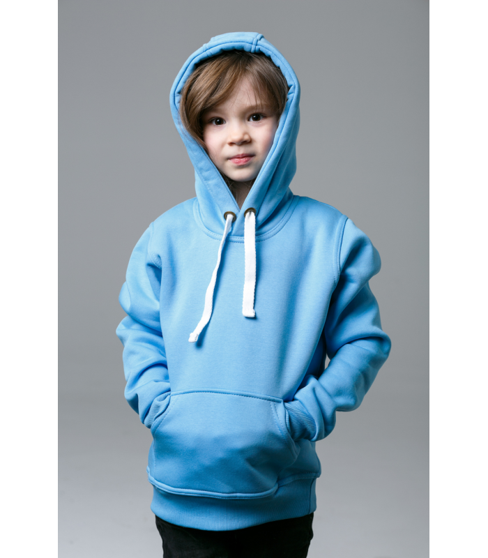 Толстовка детская голубая