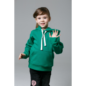 Толстовка детская зеленая