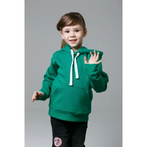 Толстовка детская зеленая