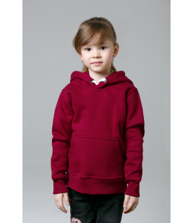 Толстовка детская бордовая