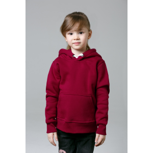 Толстовка детская бордовая