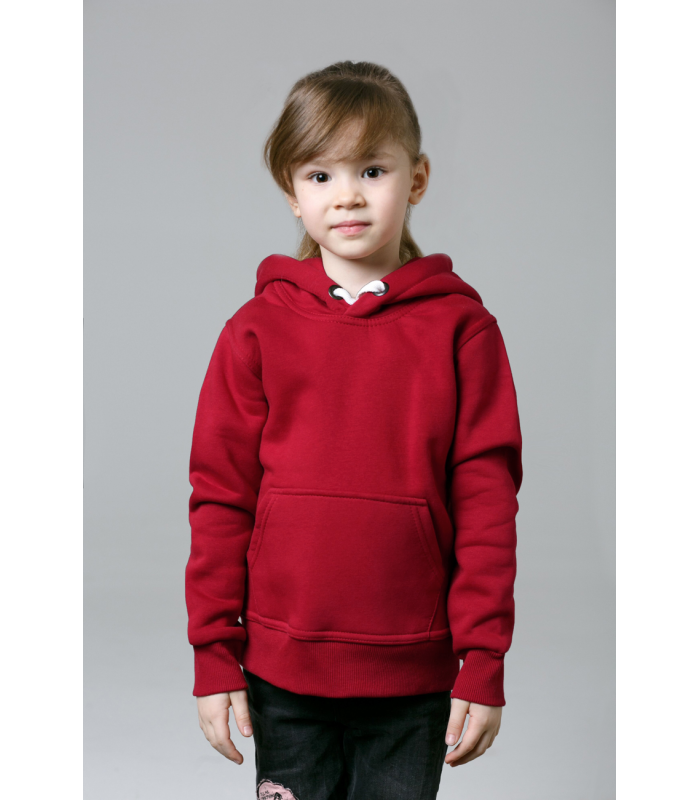 Толстовка детская вишневая