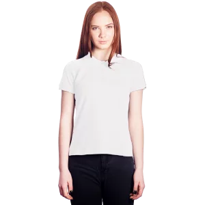 Поло женское белое