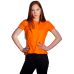 Поло женское оранжевое