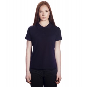 Поло женское темно-синее