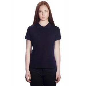 Поло женское темно-синее