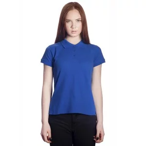 Поло женское синее