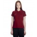 Поло женское бордовое