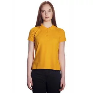 Поло женское желтое