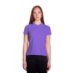 Поло женское фиолетовое