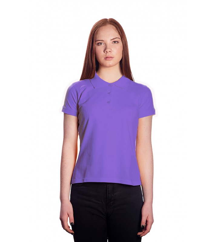 Поло женское фиолетовое