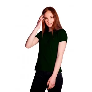 Поло женское темно-зеленое