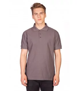 Поло мужское серое