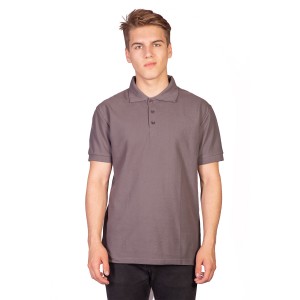 Поло мужское серое