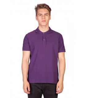 Поло мужское фиолетовое