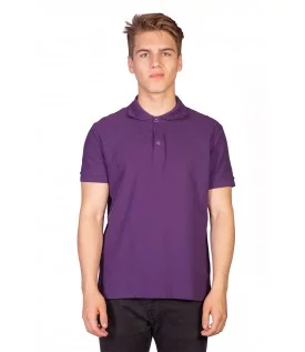 Поло мужское фиолетовое
