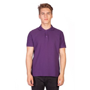 Поло мужское фиолетовое