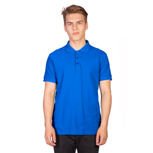 Поло мужское синее