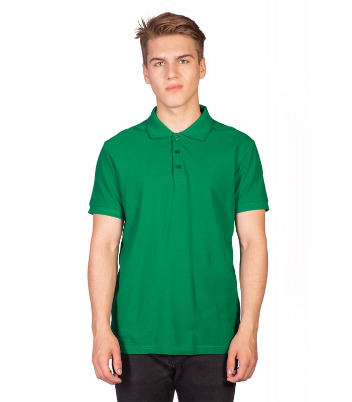 Поло мужское зеленое