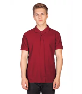 Поло мужское бордовое