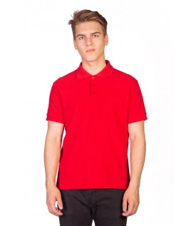 Поло мужское красное