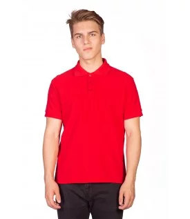 Поло мужское красное