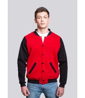  Бомбер красно-черный