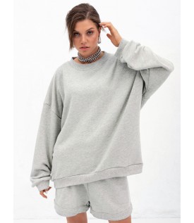 Свитшот серый меланж «Проект 11:30»