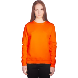 Свитшот женский оранжевый