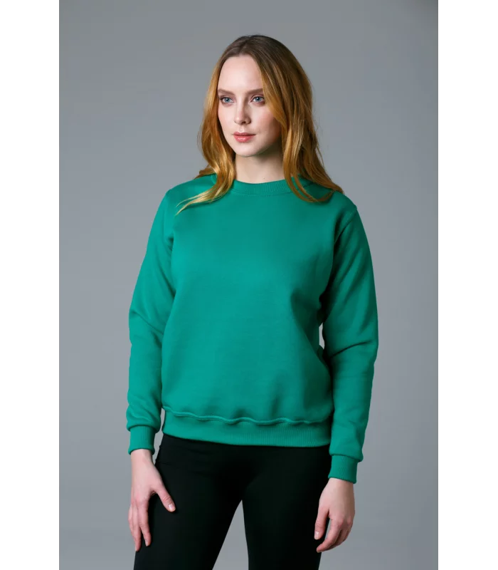 Свитшот женский зеленый