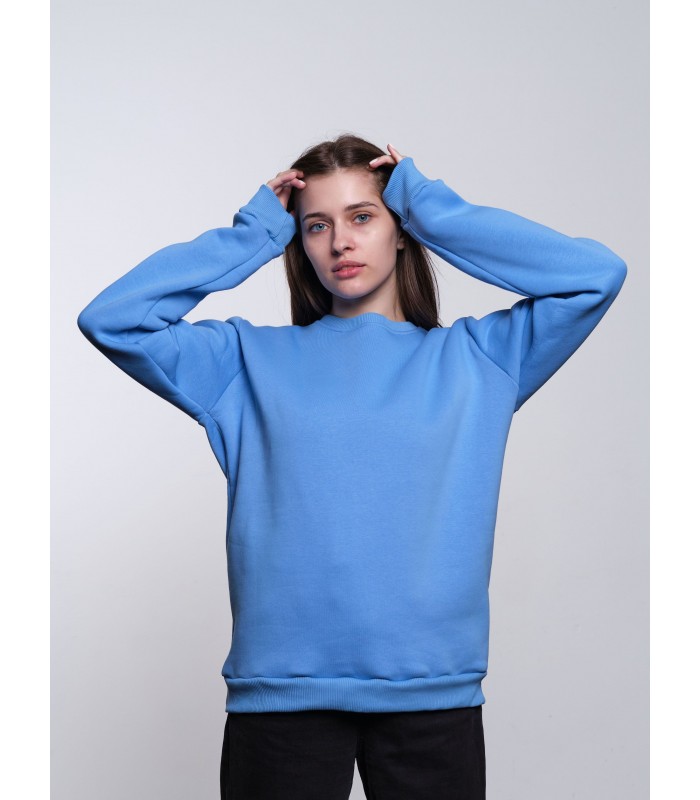 Свитшот женский голубой