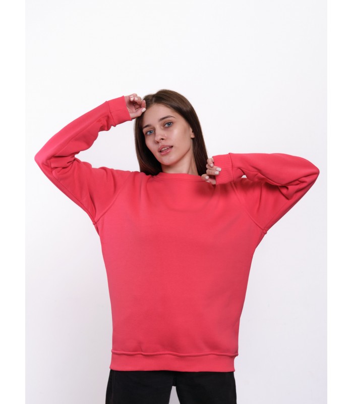 Свитшот женский коралловый