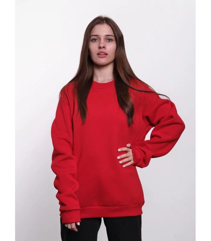 Свитшот женский красный