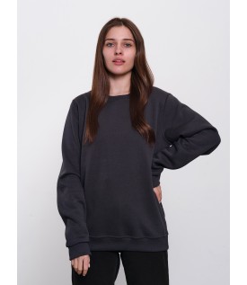 Свитшот женский темно-серый