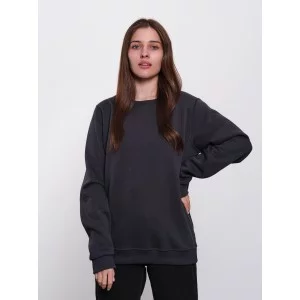 Свитшот женский темно-серый