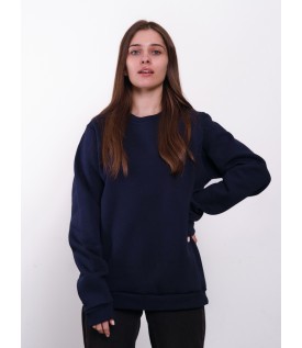 Свитшот женский темно-синий