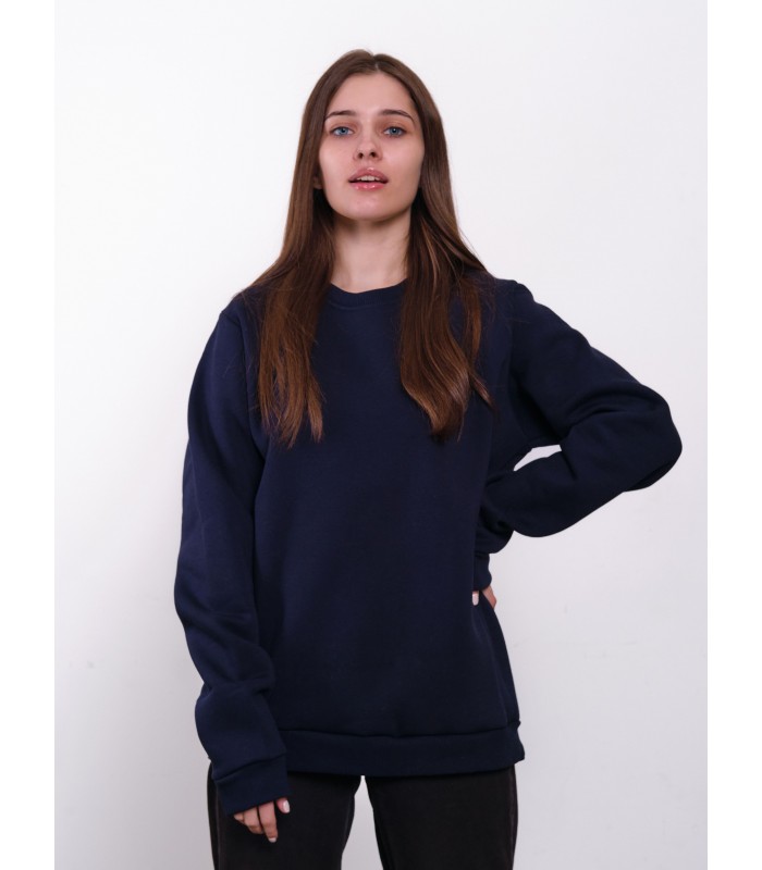Свитшот женский темно-синий