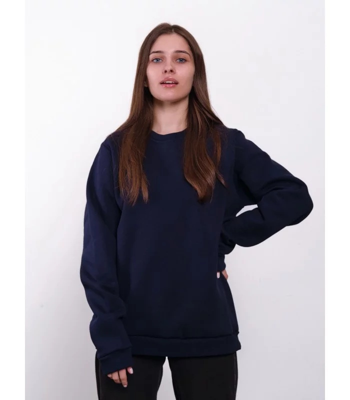 Свитшот женский темно-синий