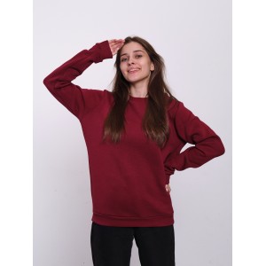 Свитшот женский вишневый