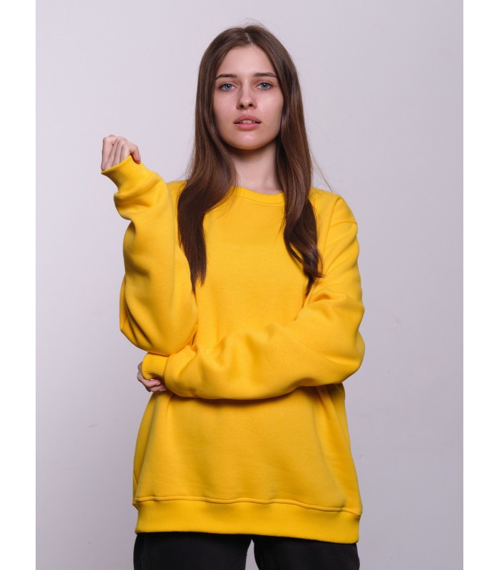 Свитшот женский желтый 