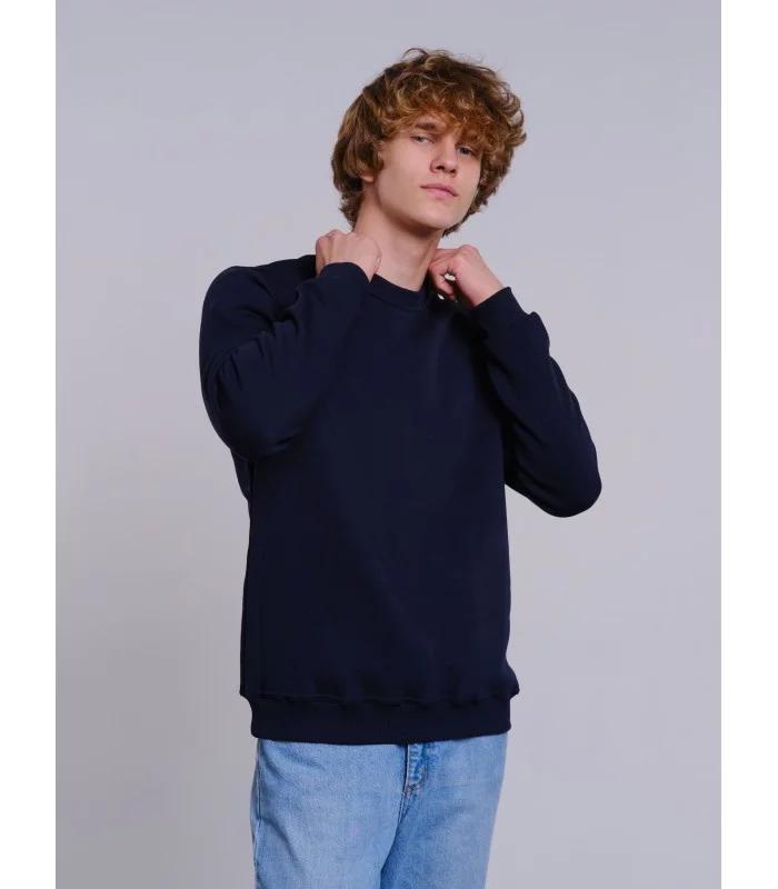 Свитшот мужской темно-синий