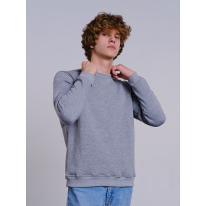 Свитшот мужской серый меланж