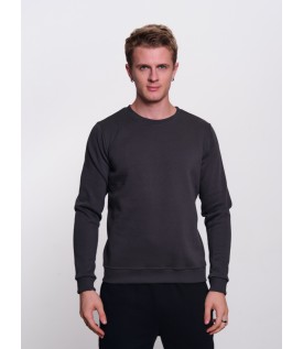 Свитшот мужской темно-серый